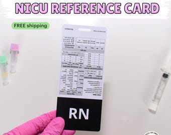 NICU RN Badge Buddy: Referenzausweis für Neugeborene