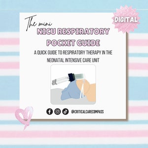 NICU Beatmungs-Taschenführer: Neugeborenen-Krankenschwester Referenz (Digitaler Download)