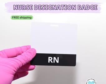 RN Bezeichnung Badge Buddy: Wasserdichter Krankenschwester Ausweis