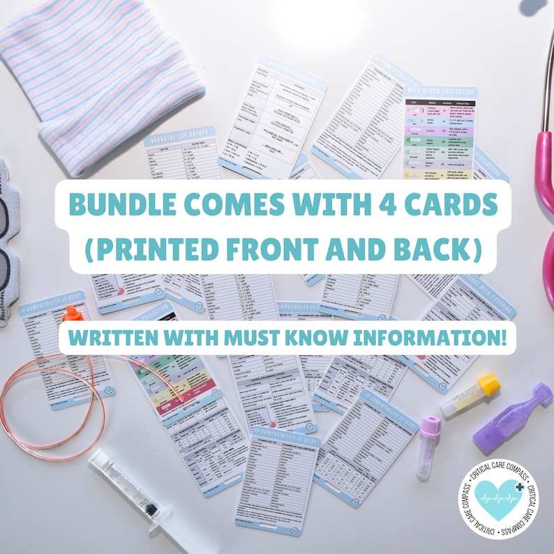 Badge bundle comes with 4 cards written with must know information