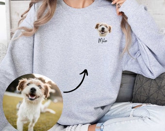 Personalisiertes Hunde Sweatshirt, Hundemama Sweatshirt, Hundemama, Hundemama Geschenk, Benutzerdefiniertes Hundemama Sweatshirt mit Namen, Geschenk für Hundeliebhaber