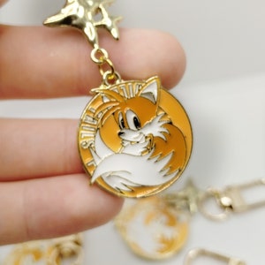 Tails the fox keychain