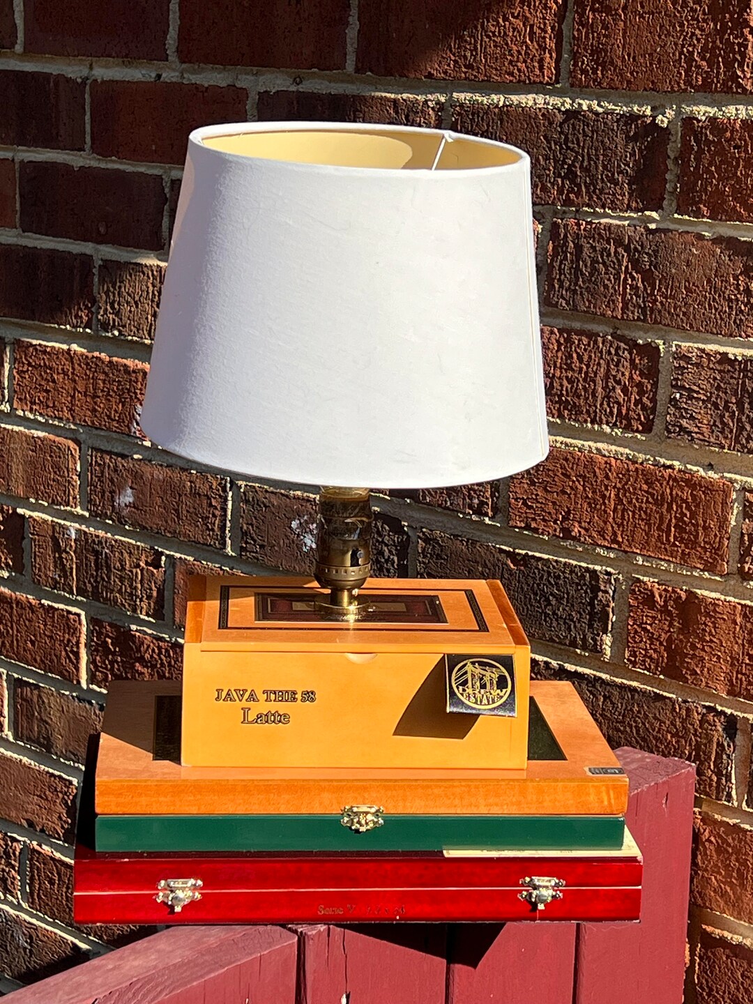 Cigar Box Lamp - Etsy