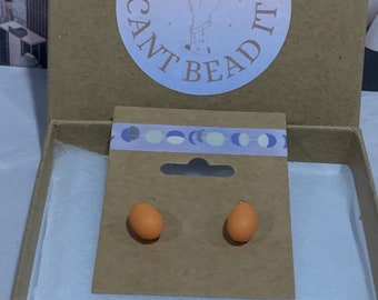 Brown Eggs Earrings