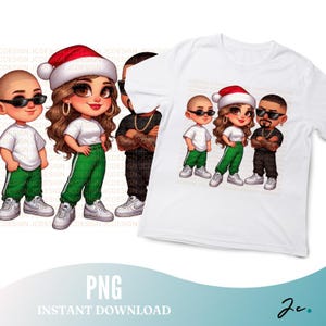 chicano family christmas  png, lowrider , cholo love , couple png, chicano png,  cute png, instant download.