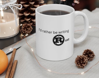 Ich würde eher Rostbecher schreiben | Rustacean Programmierer Geschenk
