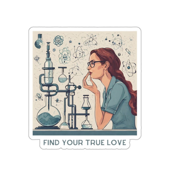 Passionate Women Scientist Sticker