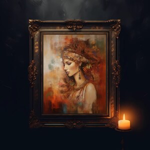 Persephone Digital Print, Greek Goddess Art, Greek Mythology Art, Sacred Space Art, Altar Art, Divine Feminine Art, Goddess Home Decor