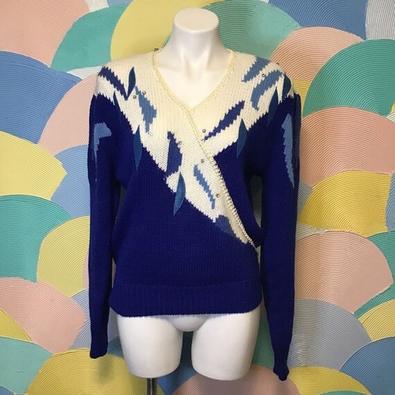 Vintage 1980 sweater size M - image 1