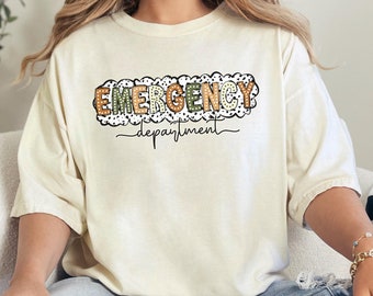 ER Nurse shirt, Emergency Nurse shirt, Gift for Nurse Fall ER Nurse shirt, ED Nurse shirt, Emergency Department tshirt, Emergency Nurse