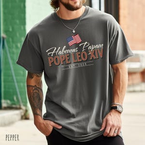 Pope Leo XIV Habemus Papam T-Shirt, Pope Leo XIV 2025 Catholic Papal Announcement Shirt, Vatican Gift, Commemorative Pope Shirt, New Pope