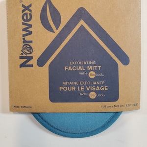 Gant exfoliant pour le visage
