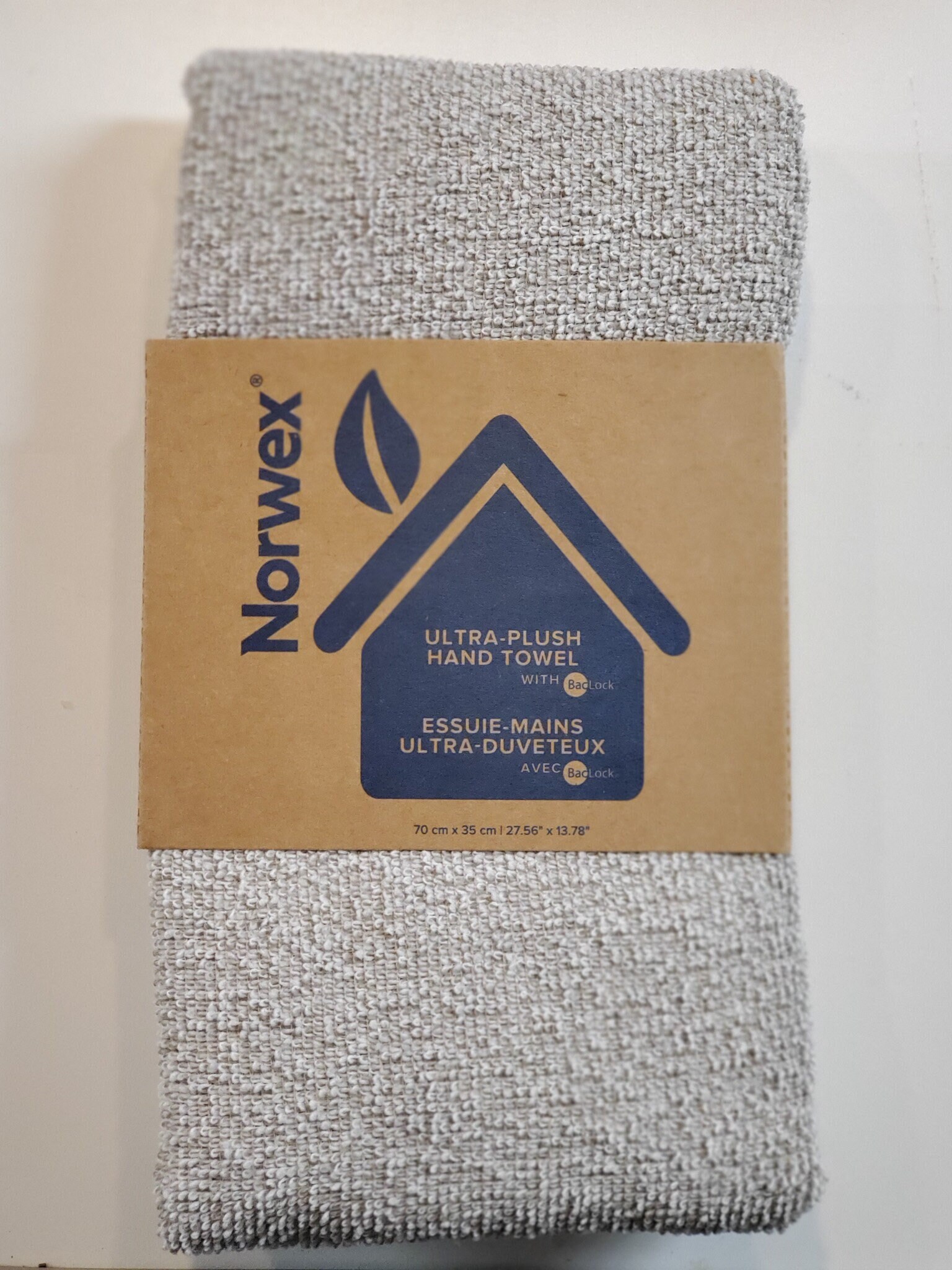 Ultra Plush Heathered Oatmeal Hand Towel Etsy