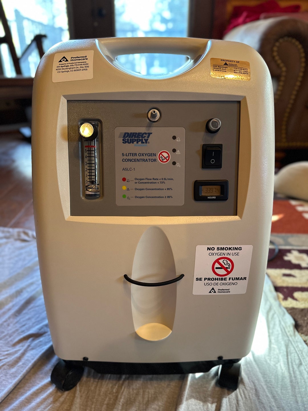 Direct Supply Attendant 5liter Oxygen Concentrator A5LC 1 Etsy