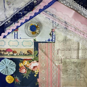 Junk Journal Style, Slow Stitching Pack, Shabby Chic