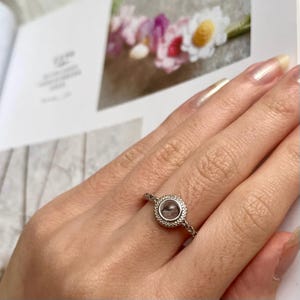 Natur Schwarzer Turmalin Ring