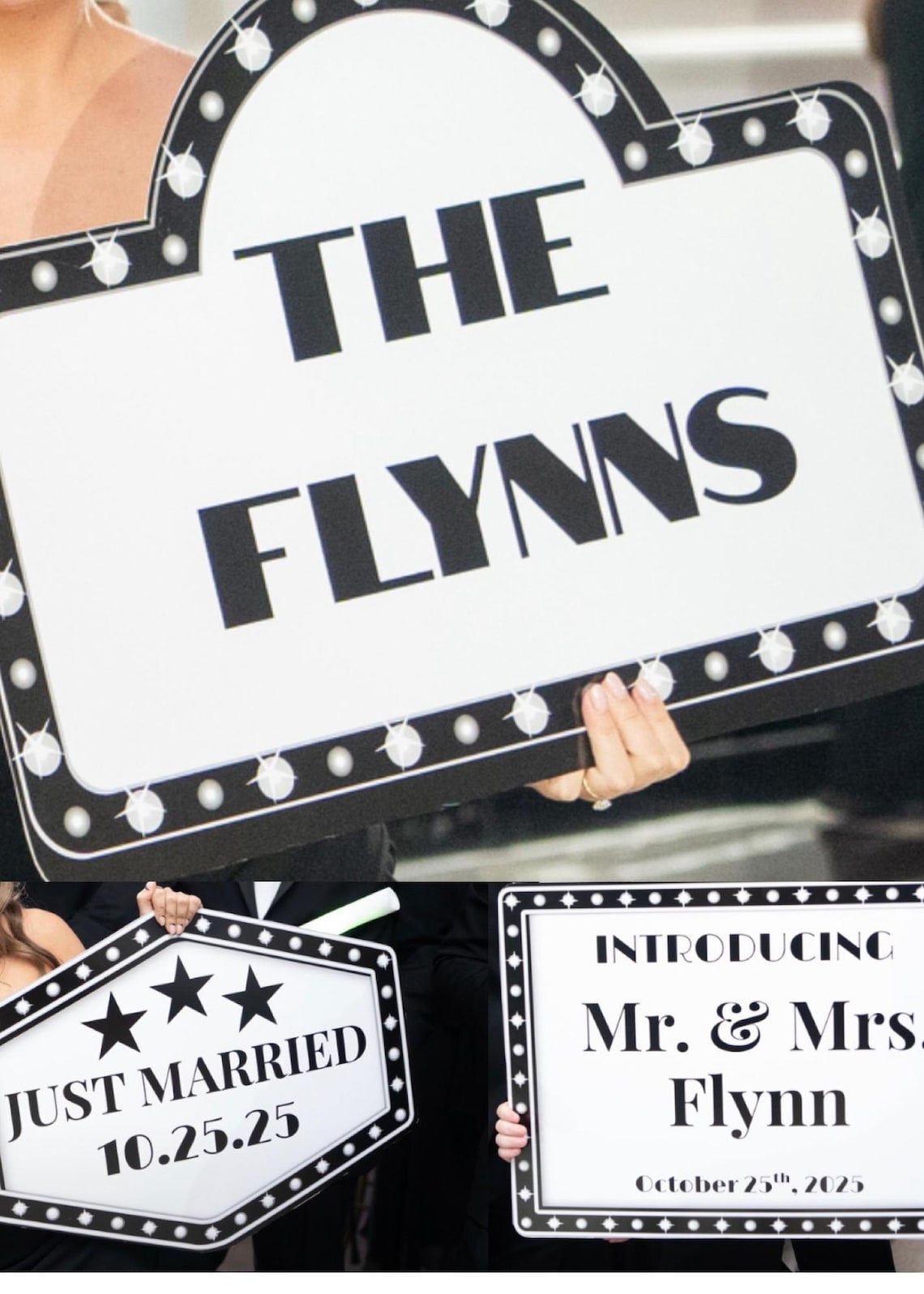 Marquee Sign Template Editable Digital Sign Event / Wedding / Party