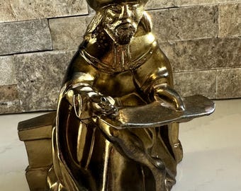 Vintage EP Brass Prophet The Eagle Lectern, Old Testament, Metropolitan Museum Reproduction, Gorham