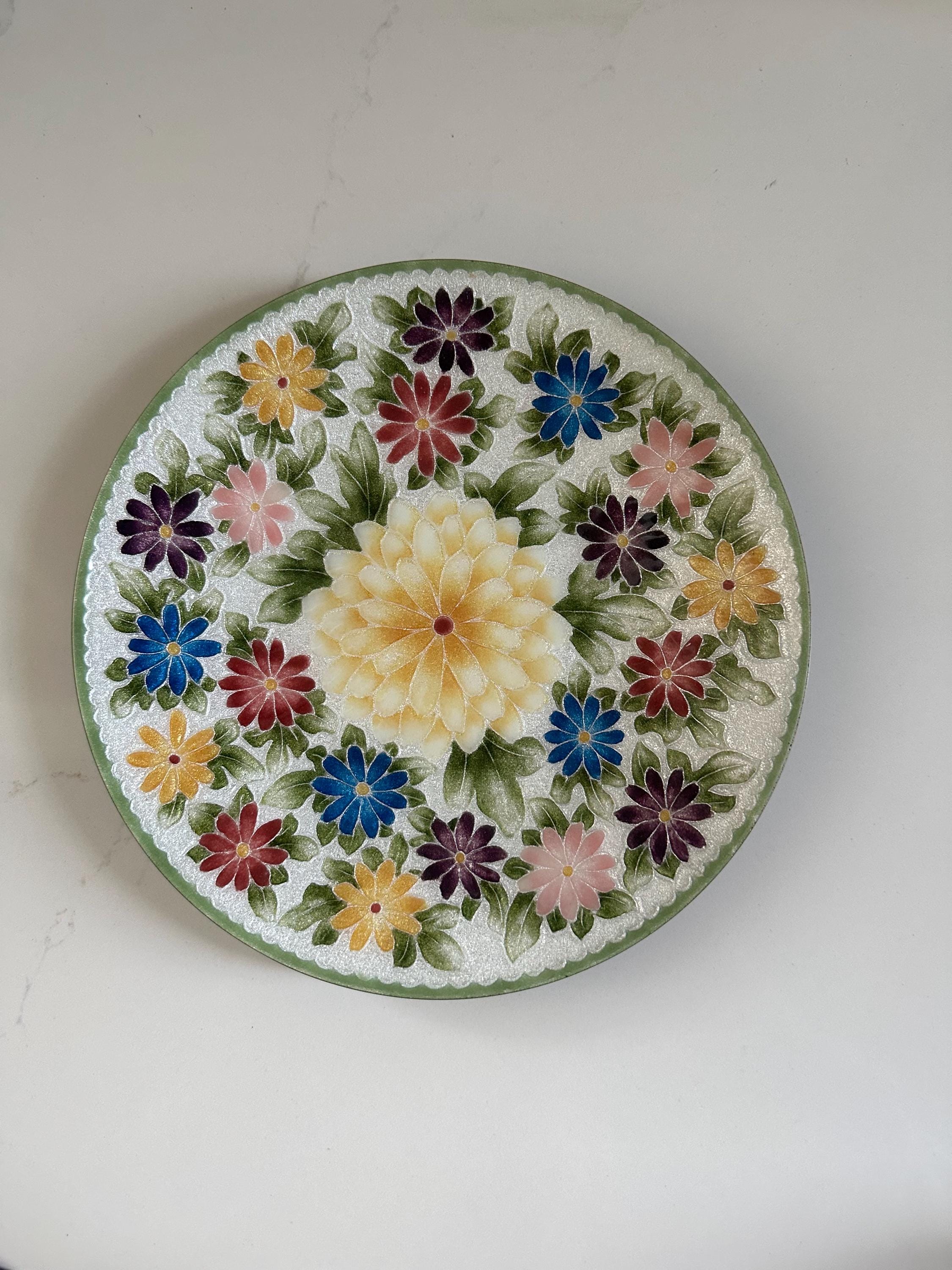 Ando cloisonne plate - Etsy 日本