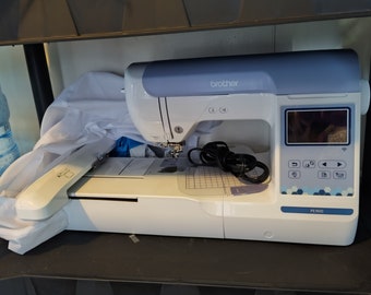 Brother NS1150E Computerized Embroidery Machine with Bonus Bundle Including Brother BES Blue Software