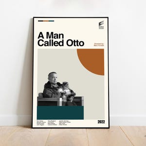 オットーという男 トムハンクス 映画館用ポスター 両面印刷 送料込み A man called otto movie - Etsy 日本