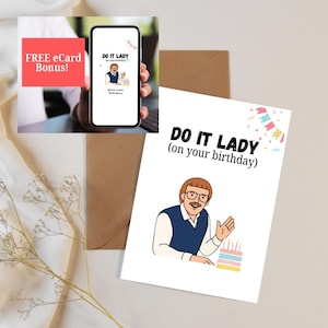 Do it Lady! | Do It Lady Birthday Card | Chit TikTok | Do It Lady Bday Card | Mobile Birthday Card | Printable Card | DIGITAL DOWNLOAD ONLY