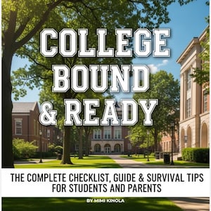 College Prep Checklist Guide: Parent & Student Planner (Printable PDF)