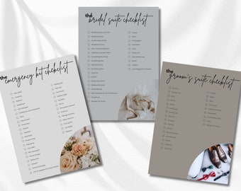 Wedding Day Checklists