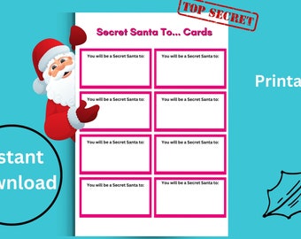 Secret Santa Cards PRINTABLE - Il 340x270.5513286775 Hh7y 