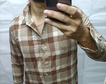 Chemise Uniqlo 100% Coton à carreaux Size : S