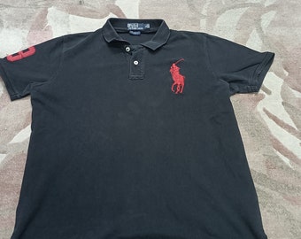 Polo Ralph Lauren Noir Logo Rouge Size : XL