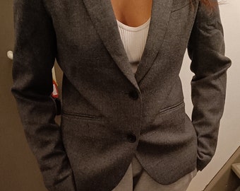 Blazer Uniqlo Gris femme Taille S