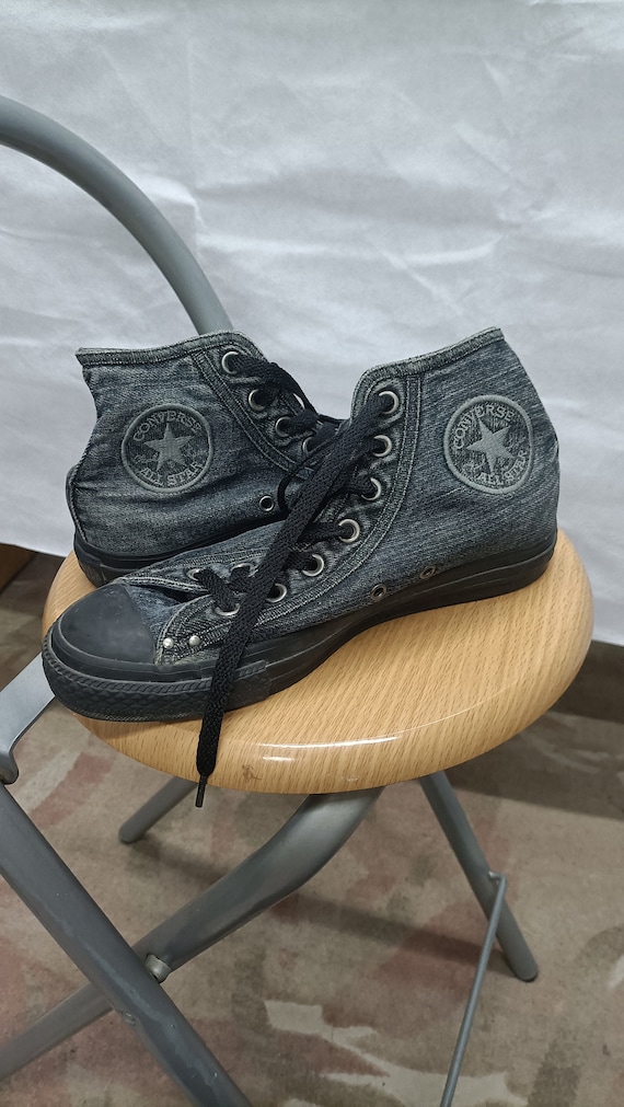 Converse denim black discount