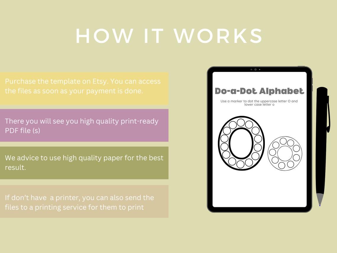 Alphabet Do A Dot Printable Worksheet, Toddler Activities ABC Do A Dot ...
