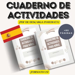 Imprimible Educativo Para Niños, Descarga Digital, Cuaderno de Actividades Preescolar, Letras y Números, Educación Infantil, Lectoescritura