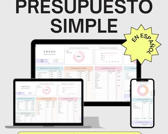 Planificador de Presupuesto Digital, Plantilla de Presupuesto Google Sheets, Organizador Financiero Digital, Control de Gastos y Ahorros