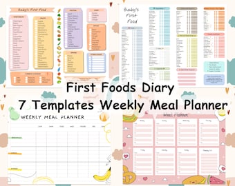 First Foods for Babies from 6 Months | BLW | Baby Lead Weaning Meal Plan | 100 foods before 1