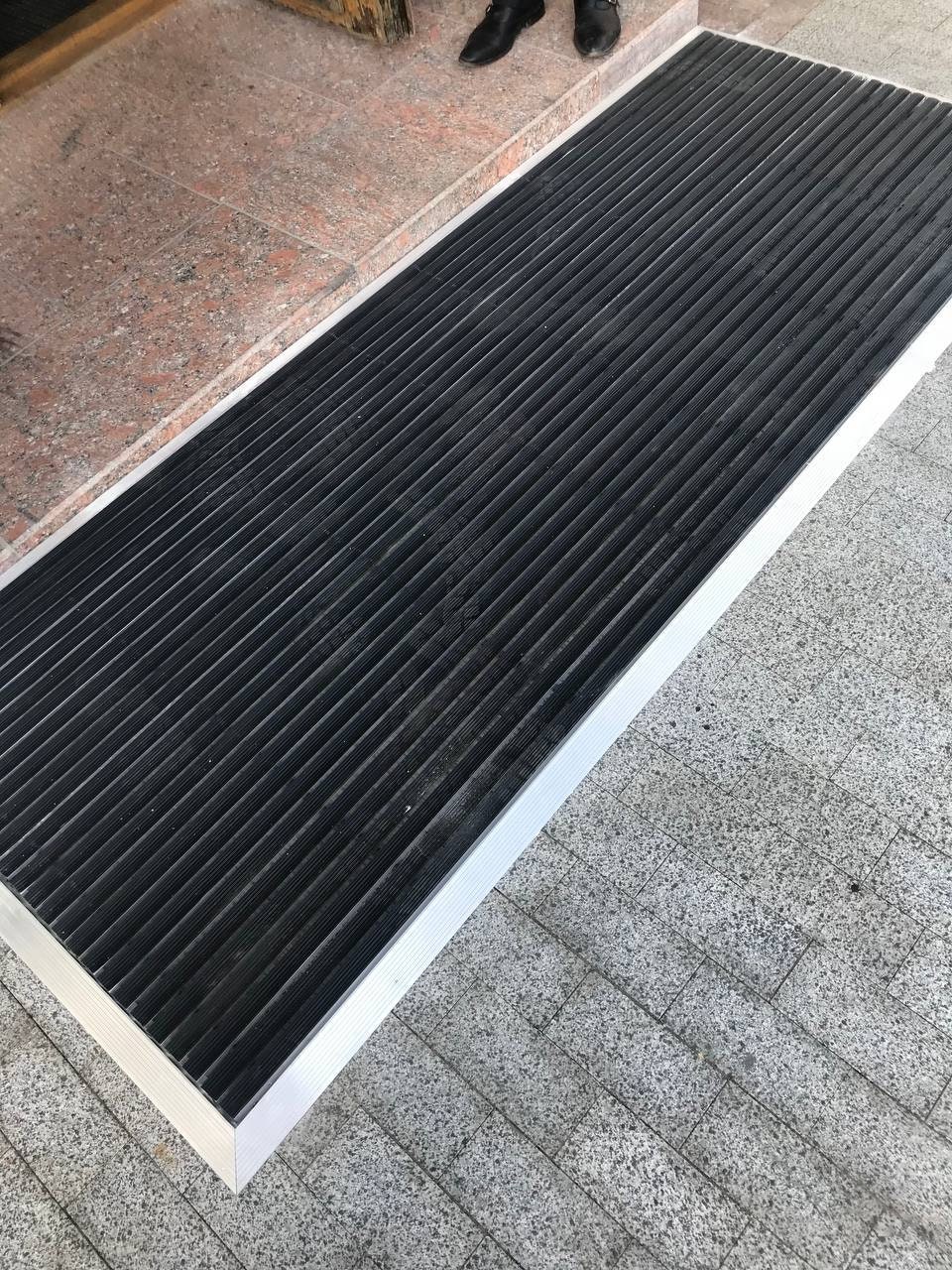 Entrance Mat System. Mat Well, Frame, Screws. Handmade Aluminum Rubber
