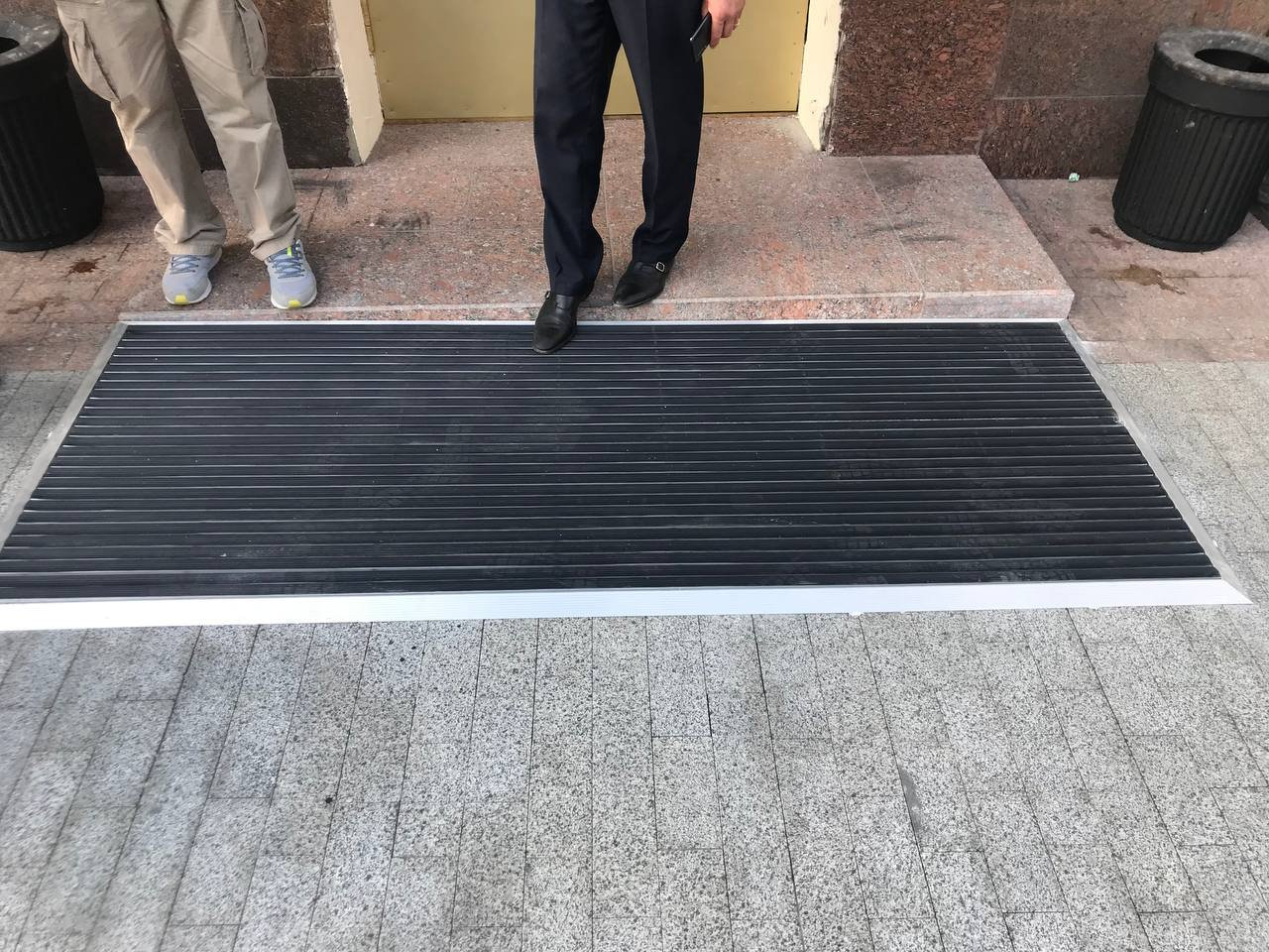 Entrance Mat System. Mat Well, Frame, Screws. Handmade Aluminum Rubber