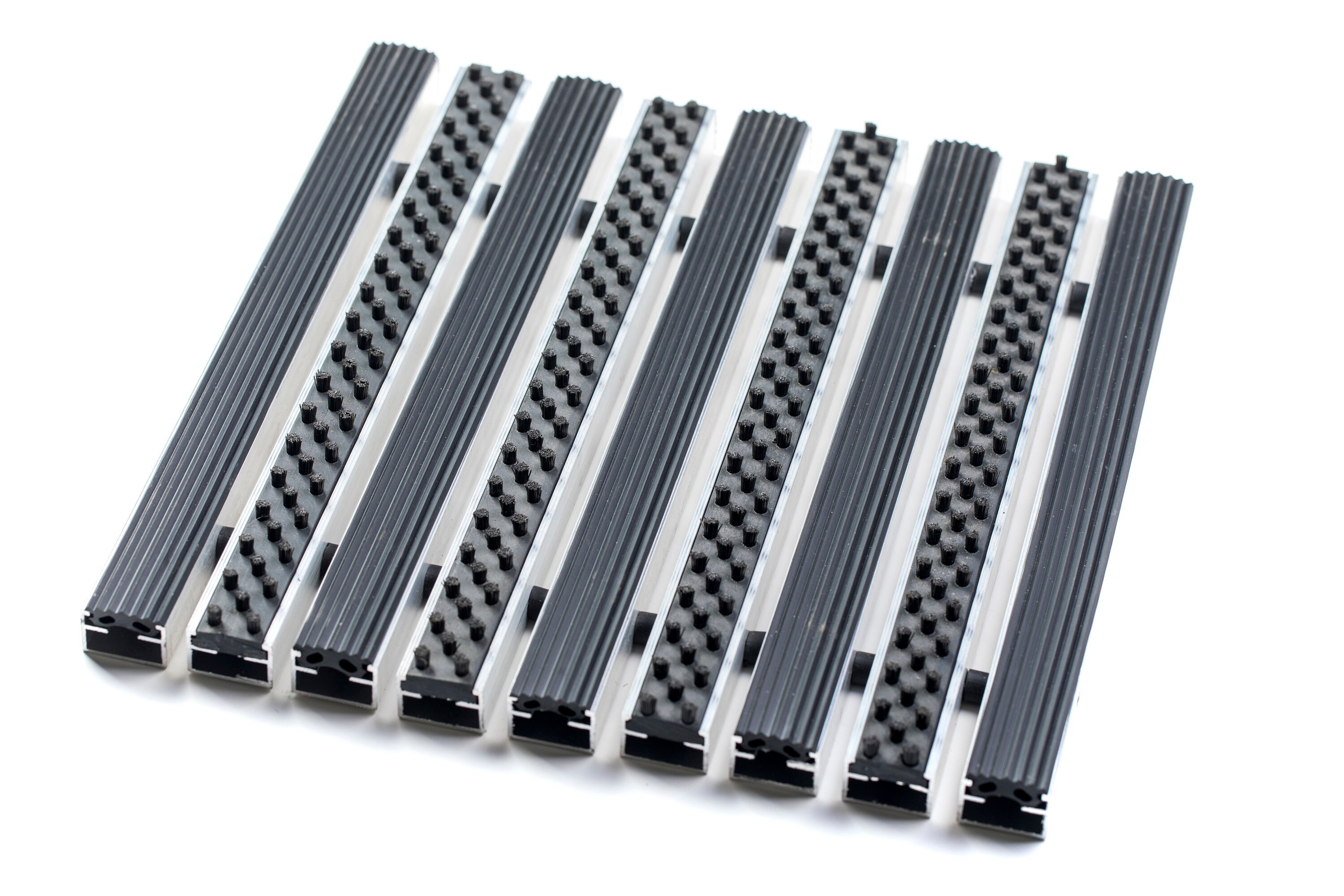 Entrance Mat System. Mat Well, Frame, Screws. Handmade Aluminum Rubber