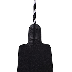 Leather Riding Crop Made of Nappa Leather for Intimate Practices