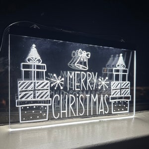 Merry Christmas LED Neon Sign Light 8x12