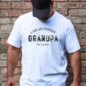 Grandpa To Be Shirt, Granddad Shirt, First Fathers Day Gift Grandpa, Grandpa Tshirt, Pregnancy Announcement Grandpa, Reveal Grandpa Tee