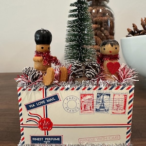 Vintage Inspired Christmas Holiday Decor- Paris- Perfume