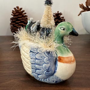 Vintage Turkey Planter-Thanksgiving