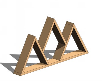 3 Peak Mountain Shelf Step By Step DIY Building Plans