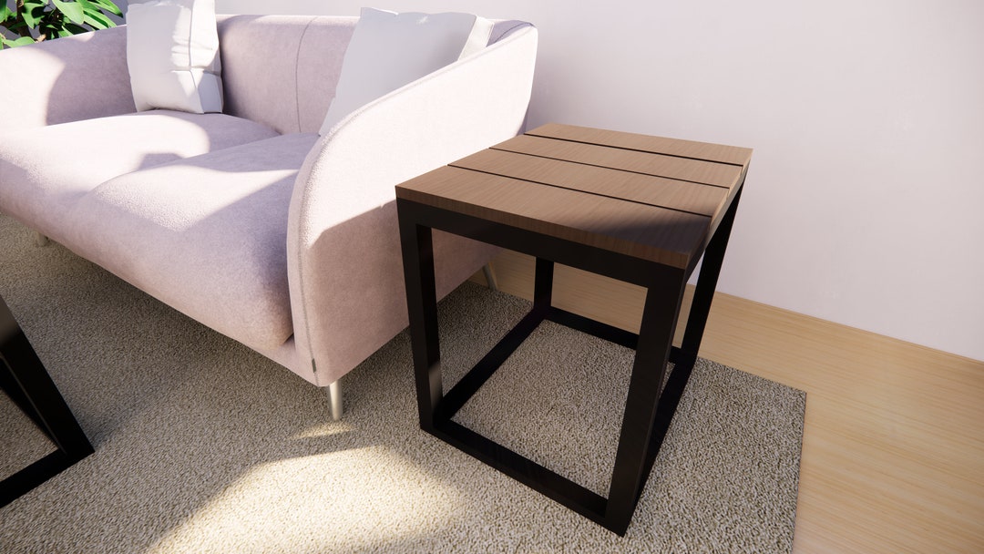 Step by Step DIY Side Table Building Plans - Etsy