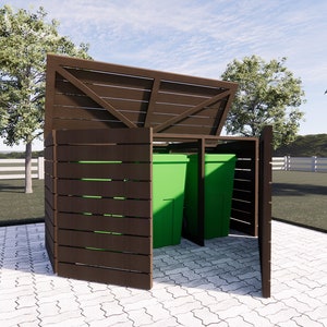 Step By Step DIY Garbage Bin Enclosure