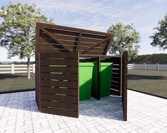 Step By Step DIY Garbage Bin Enclosure
