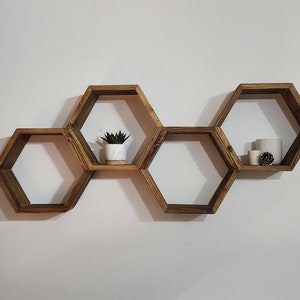 Hexagon Shelf Step By Step DIY Building Plans